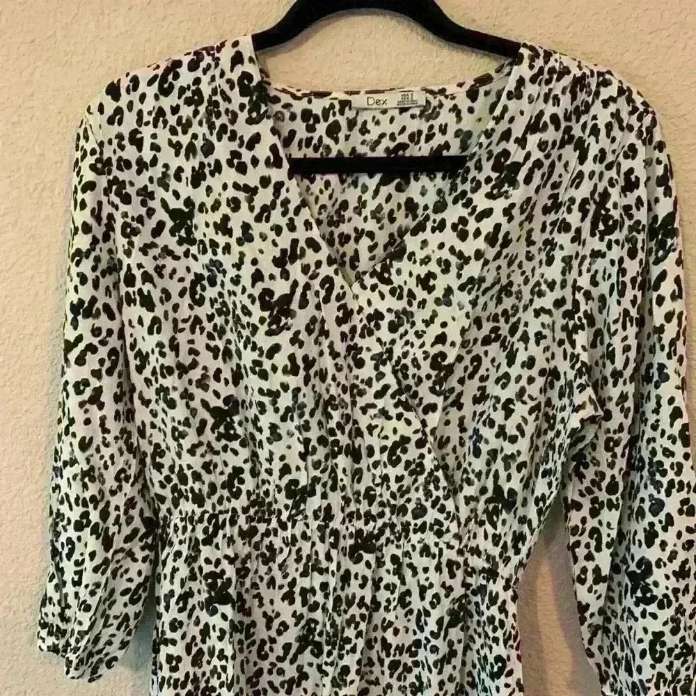 Dex, Leopard print mini dress, size small